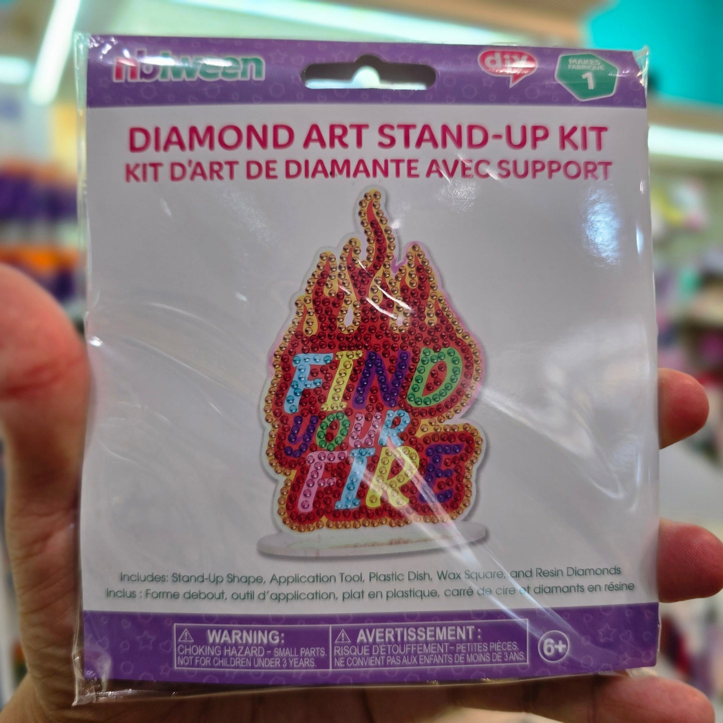 Diamond Art Kit: Figura Decorativa Infantil