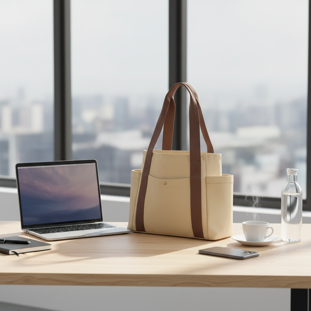 Bolsa Tote Bag de Lona de Gran Capacidad