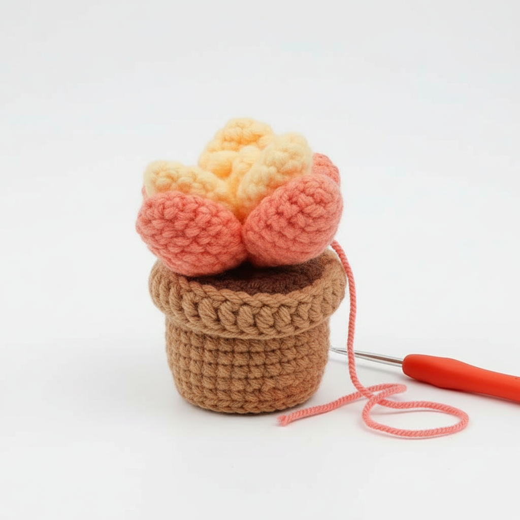 DIY Kit de Crochet para Principiantes - Cactus en Maceta