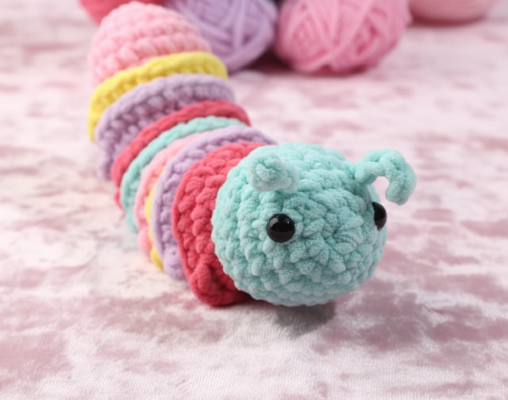 DIY Kit de Crochet Animal para Principiantes – Oruga