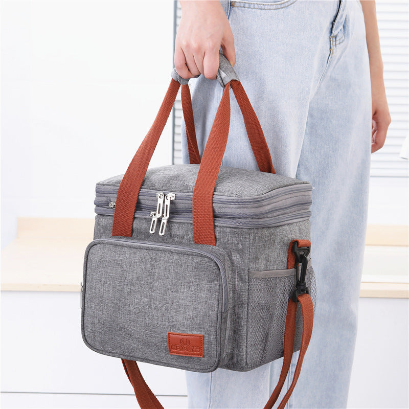 Bolsa Térmica Tipo Bento con Doble Aislamiento