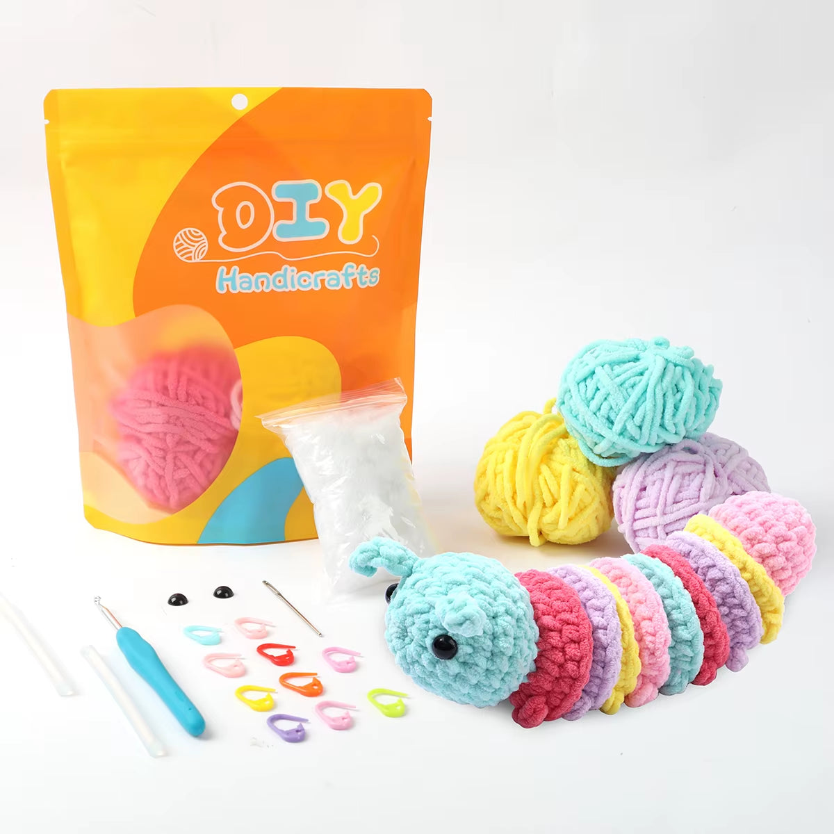 DIY Kit de Crochet Animal para Principiantes – Oruga