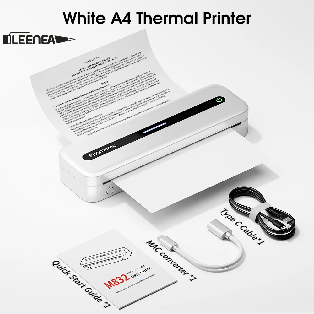 Phomemo M832 – Impresora Térmica Portátil Inalámbrica