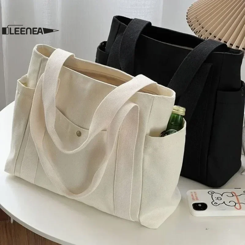 Bolsa Tote Bag de Lona de Gran Capacidad