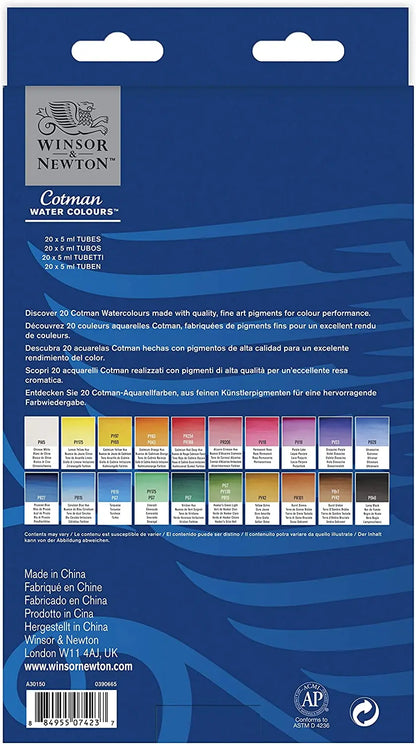 Set de Acuarelas Cotman de Winsor & Newton | Pintura Vibrante para Principiantes y Artistas