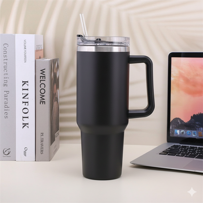 Tumbler de Acero Inoxidable con Asa