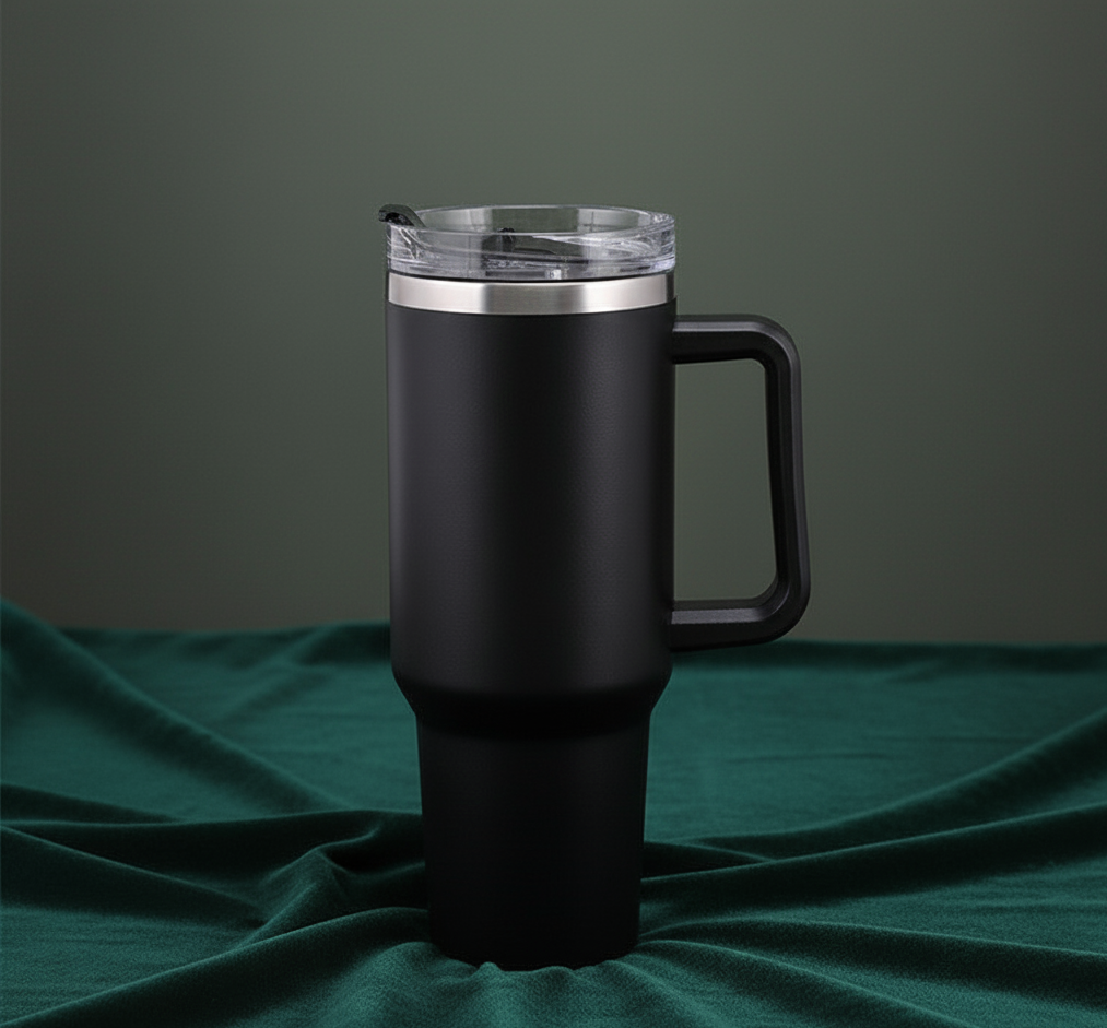 Tumbler de Acero Inoxidable con Asa
