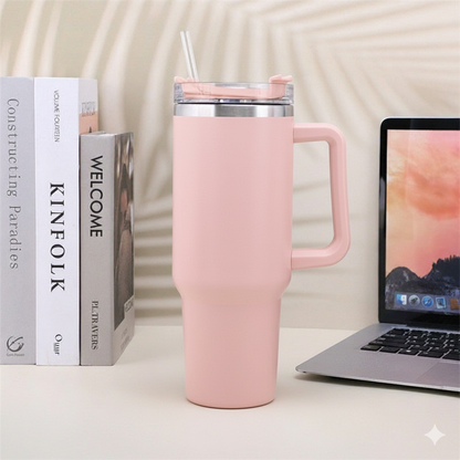 Tumbler de Acero Inoxidable con Asa