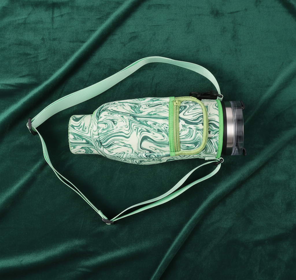 Funda Porta Vaso para Termo de 1L con Correa para Hombro