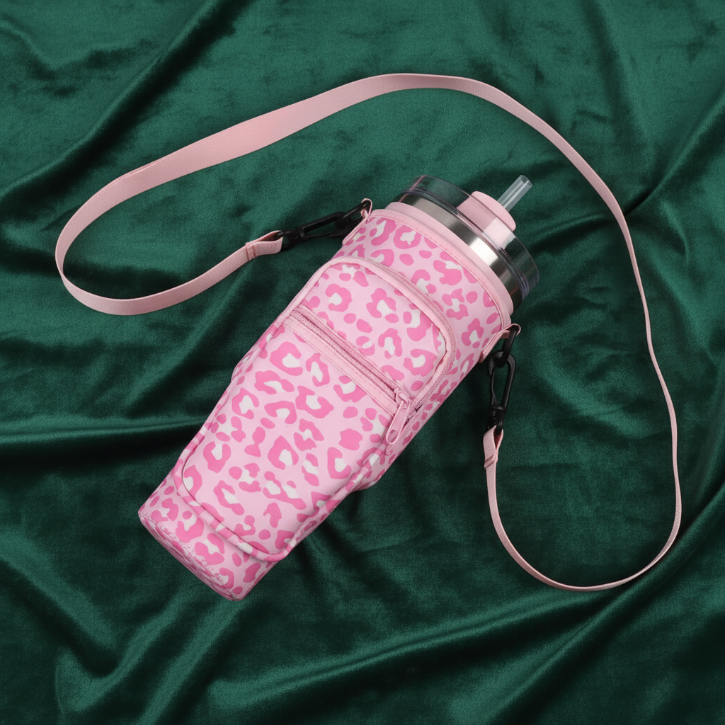 Funda Porta Vaso para Termo de 1L con Correa para Hombro