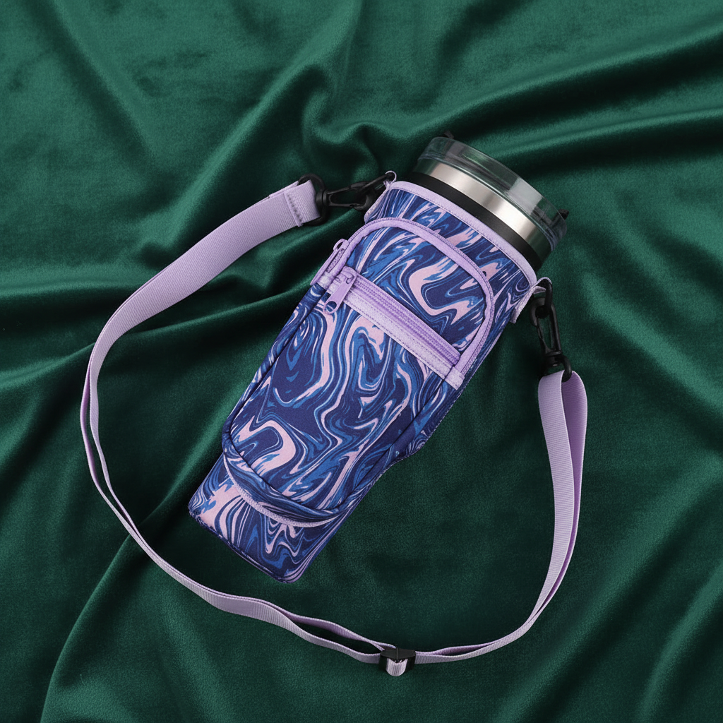 Funda Porta Vaso para Termo de 1L con Correa para Hombro
