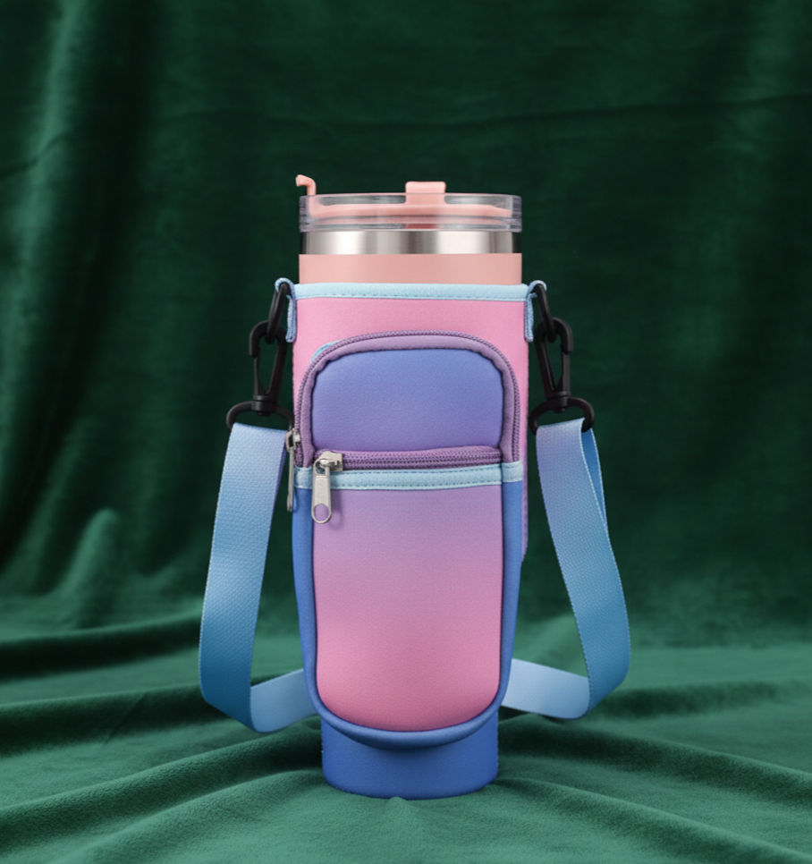 Funda Porta Vaso para Termo de 1L con Correa para Hombro