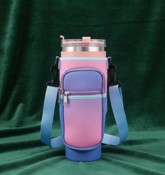 Funda Porta Vaso para Termo de 1L con Correa para Hombro