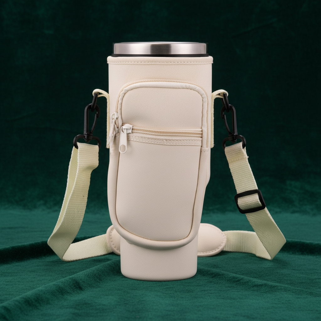 Funda Porta Vaso para Termo de 1L con Correa para Hombro