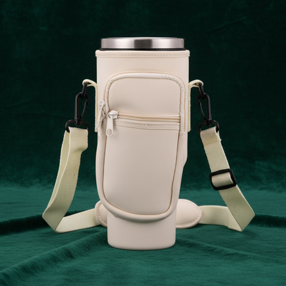 Funda Porta Vaso para Termo de 1L con Correa para Hombro
