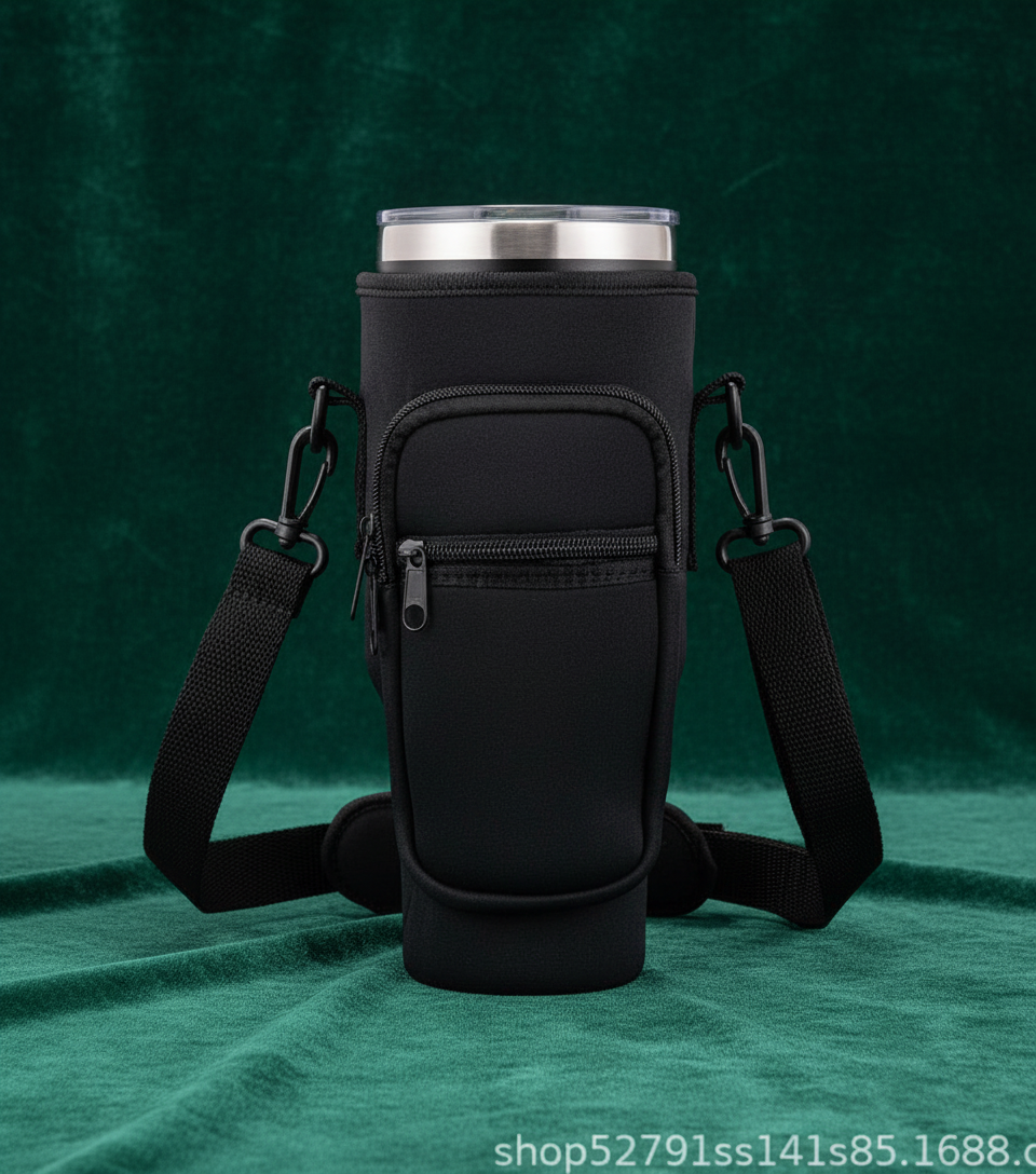 Funda Porta Vaso para Termo de 1L con Correa para Hombro