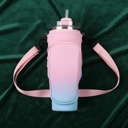 Funda Porta Vaso para Termo de 1L con Correa para Hombro