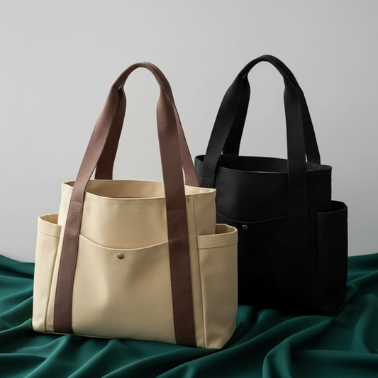 Bolsa Tote Bag de Lona de Gran Capacidad