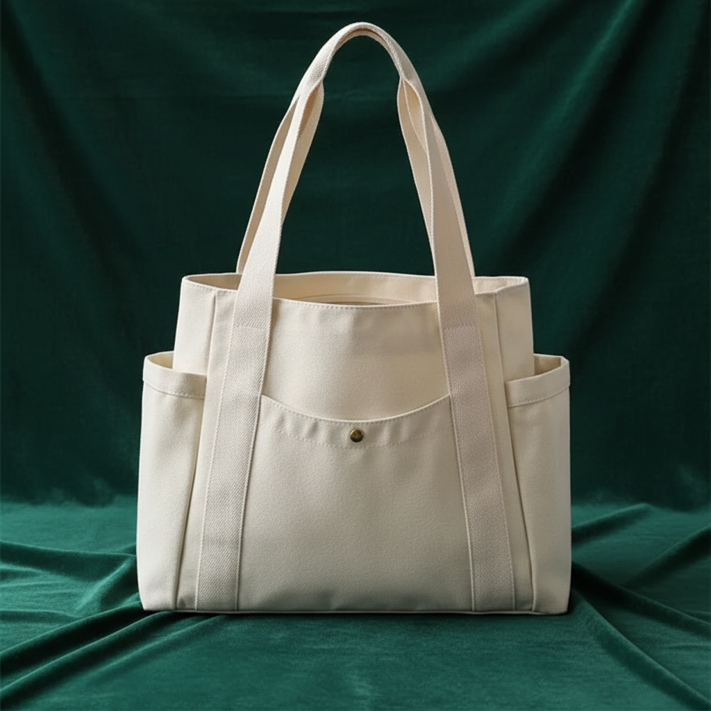 Bolsa Tote Bag de Lona de Gran Capacidad