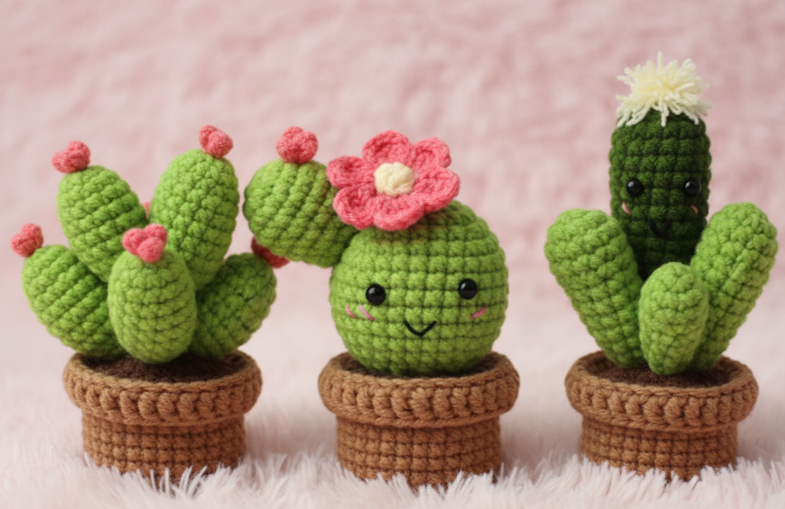 DIY Kit de Crochet para Principiantes - Cactus en Maceta