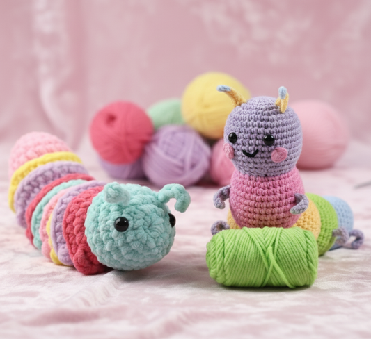 DIY Kit de Crochet Animal para Principiantes – Oruga