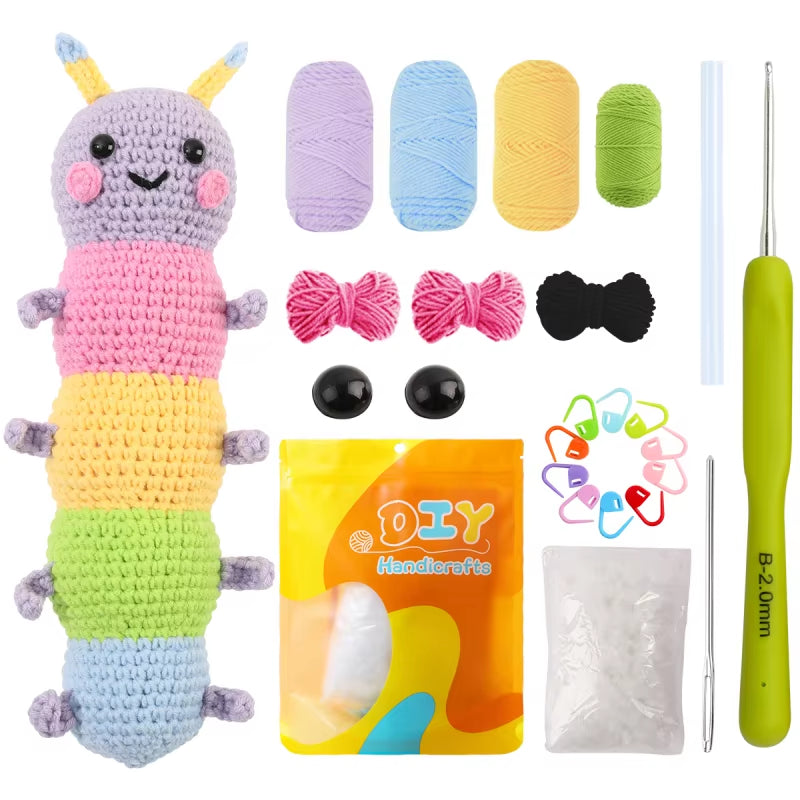 DIY Kit de Crochet Animal para Principiantes – Oruga