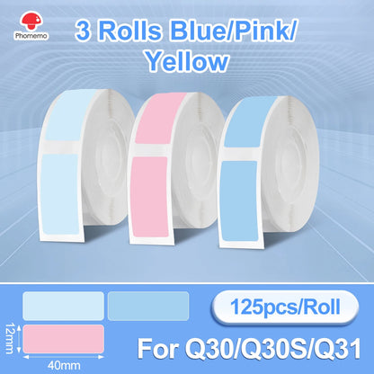 Q30 Bluetooth Thermal Label Printer, Pocket Sticker Maker for Date/Diy Labels, Ios Android Wireless Printer, Multi-Paper