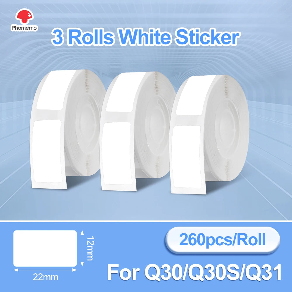 Q30 Bluetooth Thermal Label Printer, Pocket Sticker Maker for Date/Diy Labels, Ios Android Wireless Printer, Multi-Paper