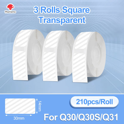 Q30 Bluetooth Thermal Label Printer, Pocket Sticker Maker for Date/Diy Labels, Ios Android Wireless Printer, Multi-Paper