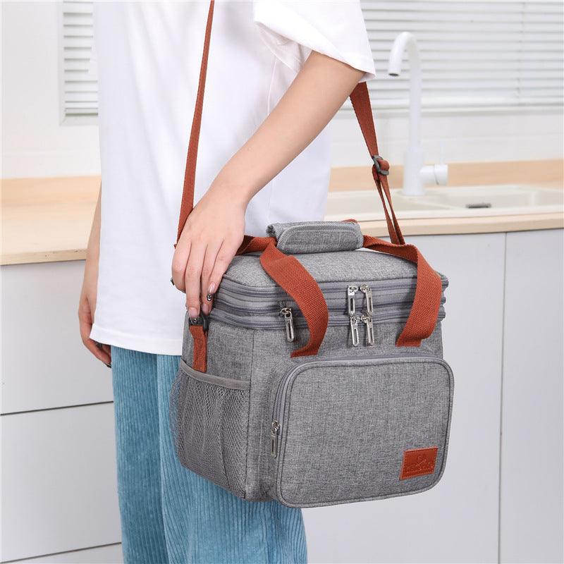 Bolsa Térmica Tipo Bento con Doble Aislamiento