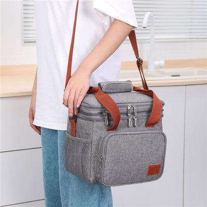 Bolsa Térmica Tipo Bento con Doble Aislamiento