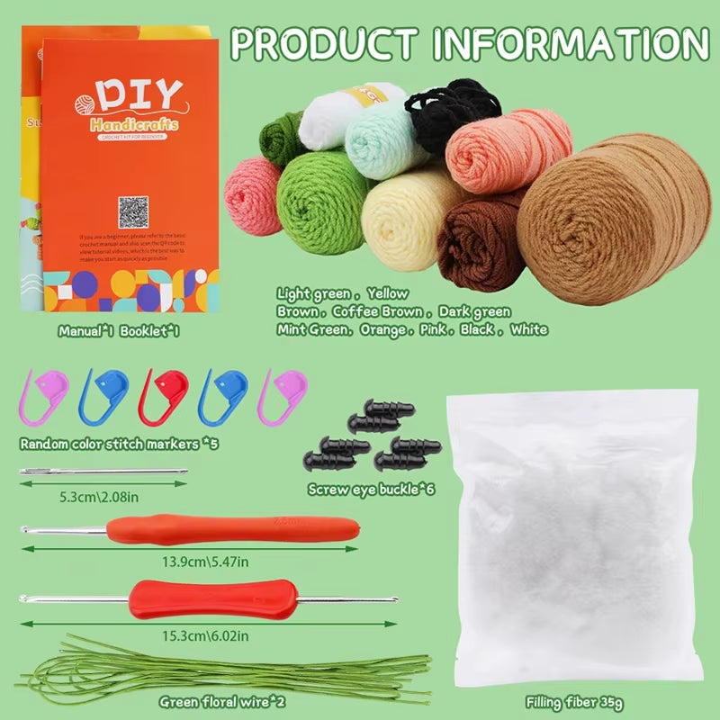 DIY Kit de Crochet para Principiantes - Cactus en Maceta