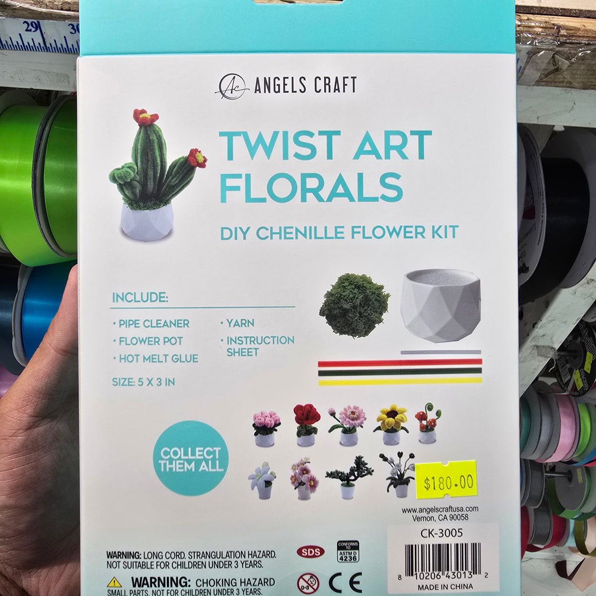 Twist Art: Kit Flores y Cactus con Limpiapipas