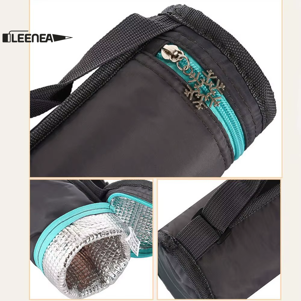 Funda Térmica Aislante y Portátil para Botellas con Cordón Ajustable
