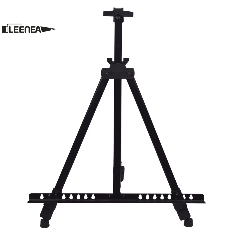 Caballete Portátil de Metal Plegable y Ajustable con Bolsa de Viaje