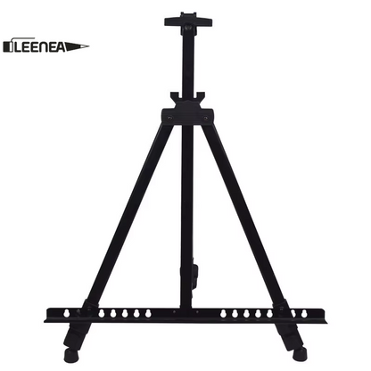 Caballete Portátil de Metal Plegable y Ajustable con Bolsa de Viaje