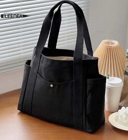 Bolsa Tote Bag de Lona de Gran Capacidad