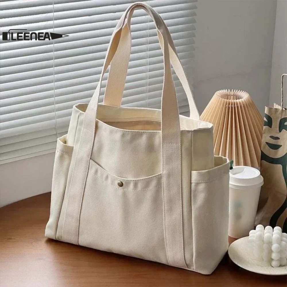 Bolsa Tote Bag de Lona de Gran Capacidad