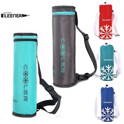 Funda Térmica Aislante y Portátil para Botellas con Cordón Ajustable
